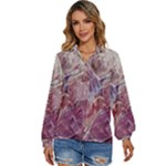 Hidden Heart Women s Long Sleeve Button Up Shirt