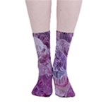 Hidden Heart Smooth Crew Length Tube Socks