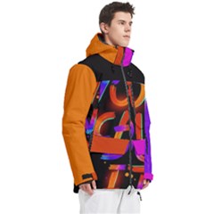 Men s Multi Pockets Zip Ski and Snowboard Waterproof Breathable Jacket 