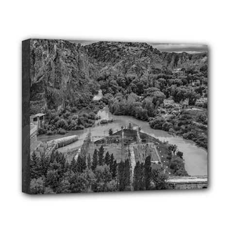 Florentino ameghino dam, chubut, argentina Canvas 10  x 8  (Stretched) from ArtsNow.com