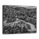 Florentino ameghino dam, chubut, argentina Canvas 20  x 16  (Stretched)