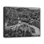 Florentino ameghino dam, chubut, argentina Deluxe Canvas 20  x 16  (Stretched)