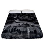 Florentino ameghino dam, chubut, argentina Fitted Sheet (Queen Size)