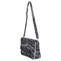 Shoulder Bag with Back Zipper 