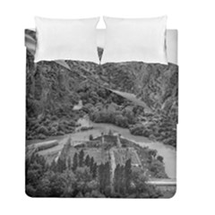 Florentino ameghino dam, chubut, argentina Duvet Cover Double Side (Full/ Double Size) from ArtsNow.com