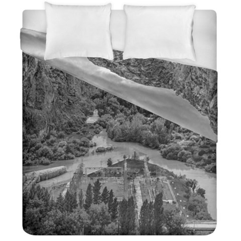 Florentino ameghino dam, chubut, argentina Duvet Cover Double Side (California King Size) from ArtsNow.com