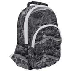 Rounded Multi Pocket Backpack 