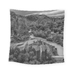 Florentino ameghino dam, chubut, argentina Square Tapestry (Small)