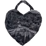 Florentino ameghino dam, chubut, argentina Giant Heart Shaped Tote