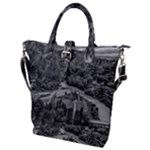 Florentino ameghino dam, chubut, argentina Buckle Top Tote Bag