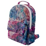 Blue Blend Flap Pocket Backpack (Small)