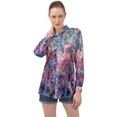 Long Sleeve Satin Shirt 