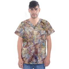 Men s V-Neck Scrub Top 