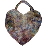 Mono Pour Blend  Giant Heart Shaped Tote