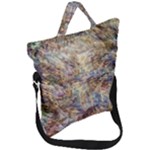 Mono Pour Blend  Fold Over Handle Tote Bag