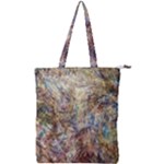 Mono Pour Blend  Double Zip Up Tote Bag