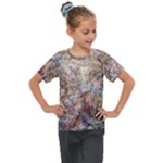 Mono Pour Blend  Kids  Mesh Piece T-Shirt