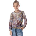 Mono Pour Blend  Kids  Long Sleeve T-Shirt with Frill 