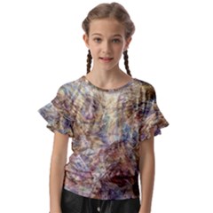 Kids  Cut Out Flutter Sleeves 