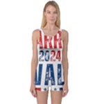 Kamala Harris 2024 Walz One Piece Boyleg Swimsuit