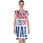 Kamala Harris 2024 Walz Short Sleeve Nightdress