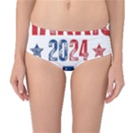 Kamala Harris 2024 Walz Mid-Waist Bikini Bottoms