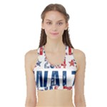 Kamala Harris 2024 Walz Sports Bra with Border