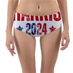 Kamala Harris 2024 Walz Reversible Mid-Waist Bikini Bottoms