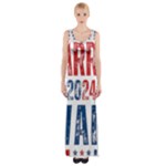 Kamala Harris 2024 Walz Thigh Split Maxi Dress