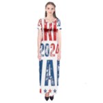 Kamala Harris 2024 Walz Short Sleeve Maxi Dress