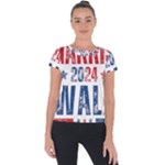 Kamala Harris 2024 Walz Short Sleeve Sports Top 