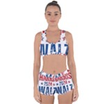 Kamala Harris 2024 Walz Racerback Boyleg Bikini Set