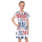 Kamala Harris 2024 Walz Kids  Drop Waist Dress