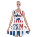 Kamala Harris 2024 Walz Velvet Skater Dress