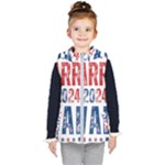 Kamala Harris 2024 Walz Kids  Hooded Puffer Vest