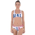 Kamala Harris 2024 Walz Criss Cross Bikini Set