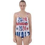 Kamala Harris 2024 Walz Twist Front Tankini Set