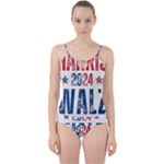 Kamala Harris 2024 Walz Cut Out Top Tankini Set