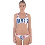 Kamala Harris 2024 Walz Cross Back Hipster Bikini Set