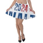 Kamala Harris 2024 Walz Velvet Skater Skirt