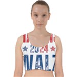 Kamala Harris 2024 Walz Velvet Racer Back Crop Top