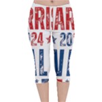 Kamala Harris 2024 Walz Velvet Capri Leggings 