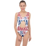 Kamala Harris 2024 Walz Center Cut Out Swimsuit