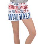 Kamala Harris 2024 Walz Women s Velour Lounge Shorts