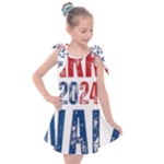 Kamala Harris 2024 Walz Kids  Tie Up Tunic Dress