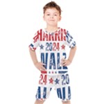 Kamala Harris 2024 Walz Kids  T-Shirt and Shorts Set