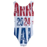 Kamala Harris 2024 Walz Kids  Cut-Out Back One Piece Swimsuit