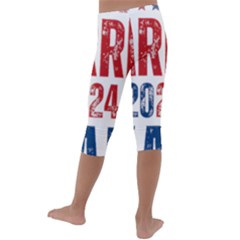 Kids  Lightweight Velour Capri Leggings  