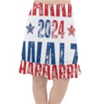 Kamala Harris 2024 Walz Fishtail Chiffon Skirt