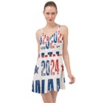 Kamala Harris 2024 Walz Summer Time Chiffon Dress